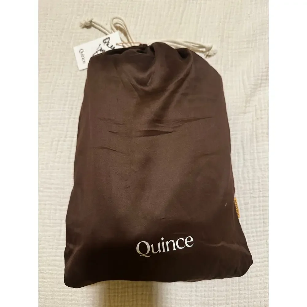 Quince Full/Queen Signature Giza Cotton Sateen Duvet Cover Espresso